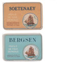 collection d'tiquettes huile de foie de morue