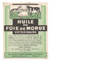 collection d'tiquettes huile de foie de morue