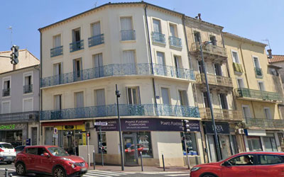 Vue rcente du btiment